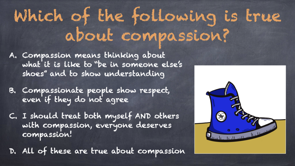 An illustration about compassion