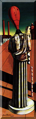 Giorgio de Chirico: Le Muse inquietanti (part.)