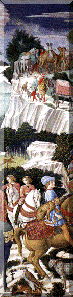 Benozzo Gozzoli:La processione dei Magi (part.)