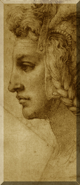 Michelangelo: Testa ideale di donna (forse Vittoria Colonna)