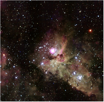 Image of galaxy from SKYNET.