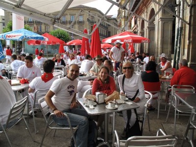 Pamplona-churros con chocolate
