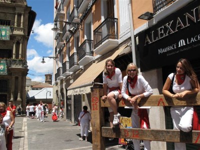 En las calles de Pamplona