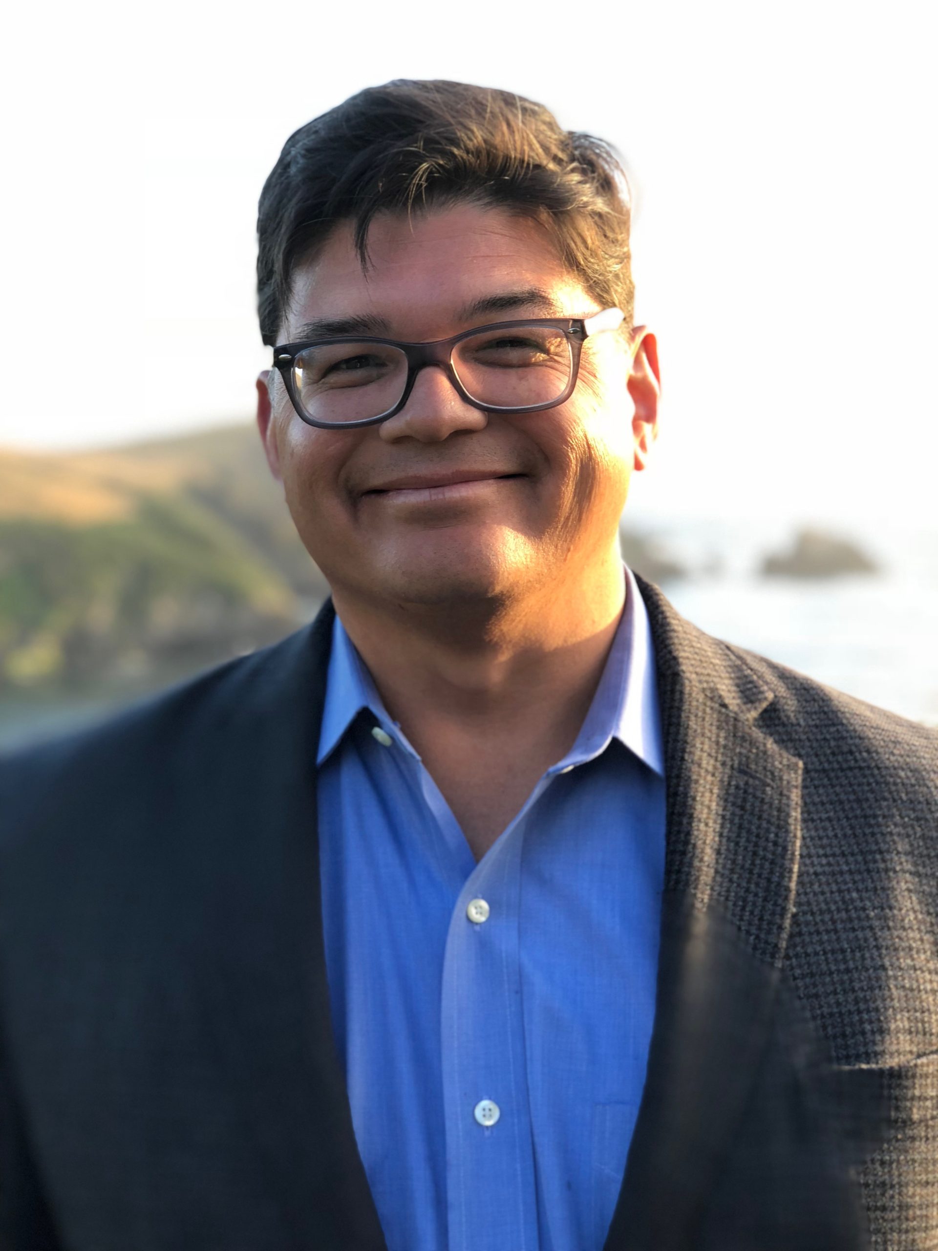 Joe Romero in blazer