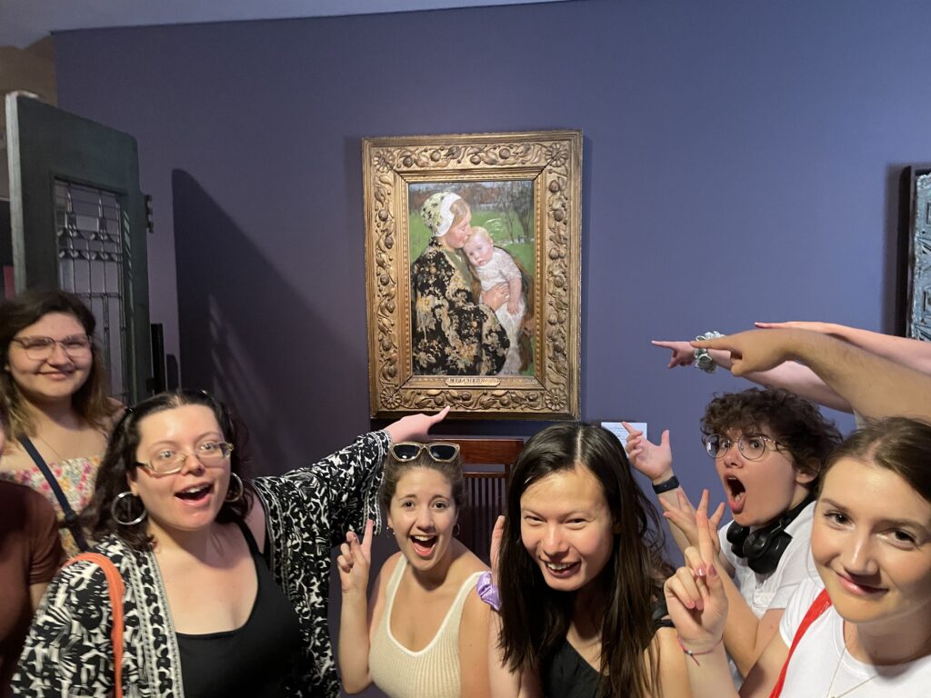 Students find Gari Melchers painting at museum in Paris