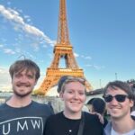 UMW students at the Eiffel Tower