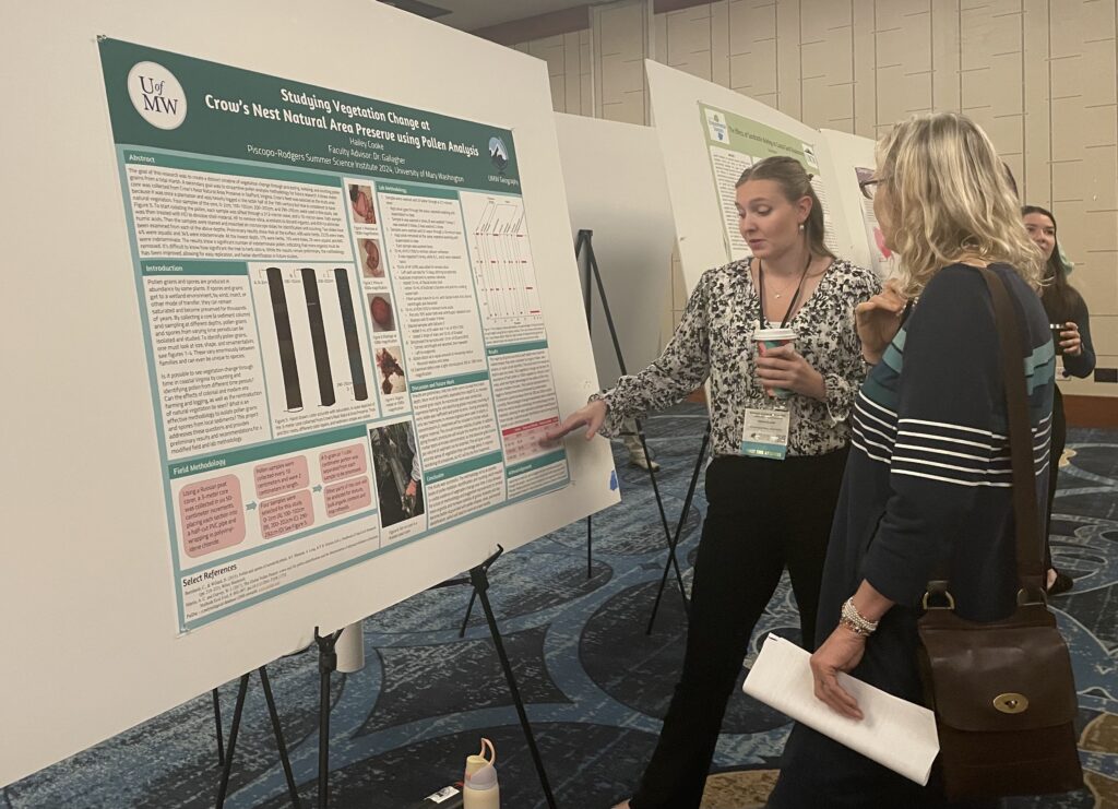 Hailey Cooke presents at SEDAAG 2025.