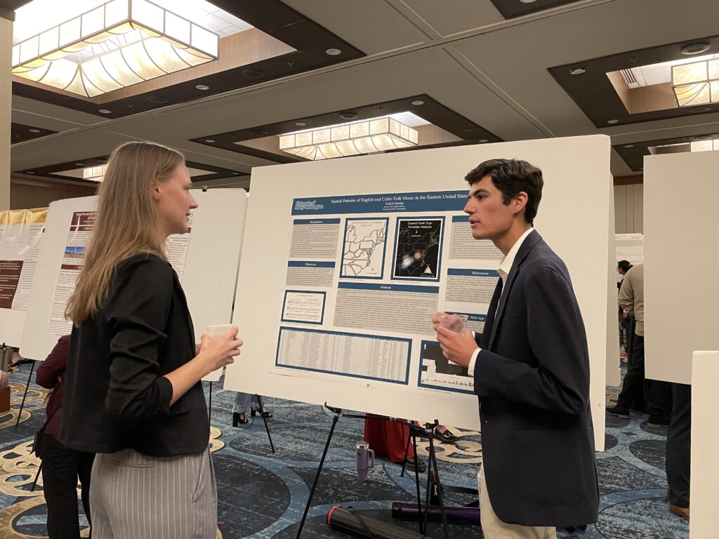 Kaleb Dunlap presents at SEDAAG 2025.