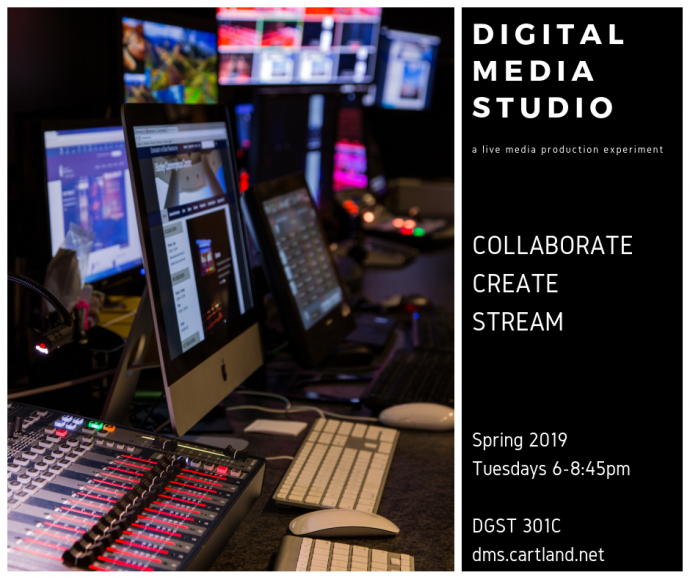 DGST 301C Digital Media Studio Communication + Digital Studies