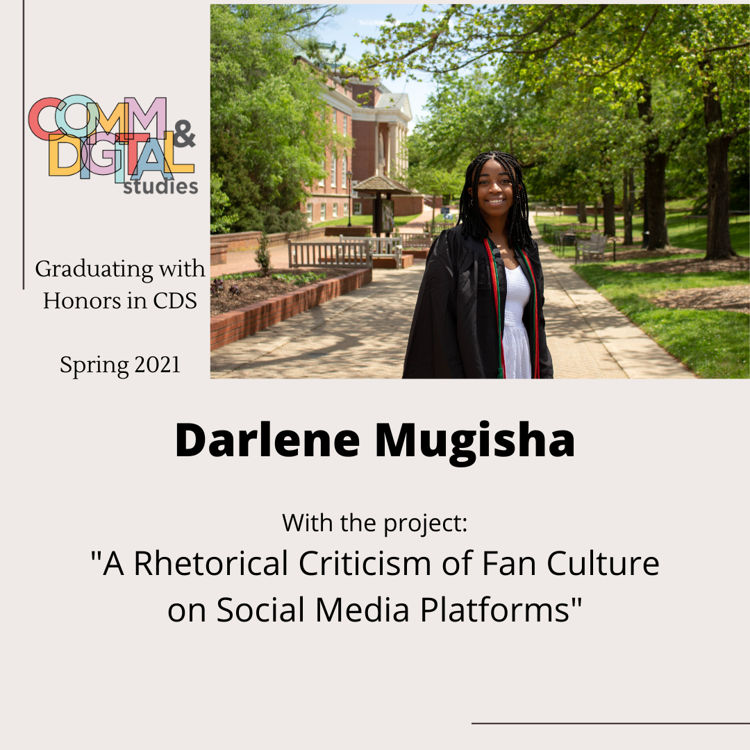Darlene Mugisha – graduated with honors in 2021