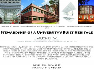 Stewardship of a University's Built Environment_Jack Pyburn
