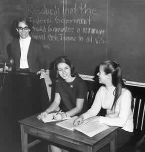 1968 Debate Club Photo