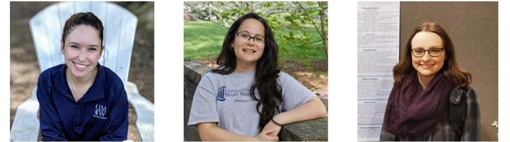 Sophia Weldi (left), Rina Murasaki (middle), and Catherine Crowell (right)