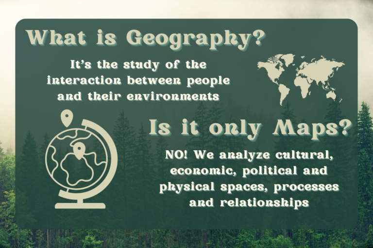Reasons geography at Mary Wash is great!