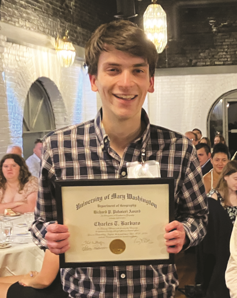 Photo of award winner Charlie Barbaro