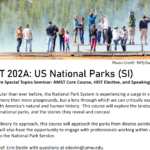 AMST 202A US National Parks (SI)