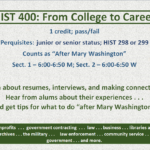 HIST 400: From College to Career (Ferrell)