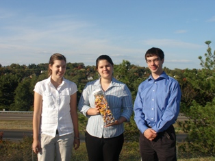 Erin, Teresa, and Andrew at James Madison University