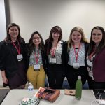 Julia Gibbons together with students from other universities at the Pi Sigma Alpha conference.