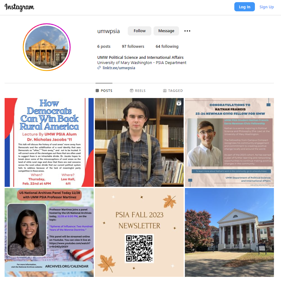 PSIA Instagram and other media
