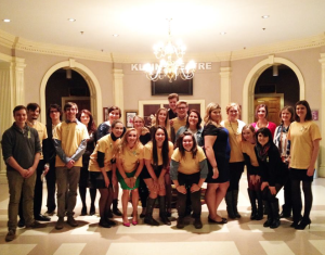 Alpha Psi Omega  Fall 2014 Inductions